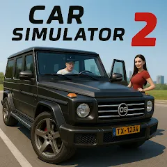 تحميل لعبة محاكي السيارات Car Simulator 2 مهكرة للأندرويد APK مجاناً